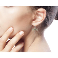 Load image into Gallery viewer, Handmade Sterling Silver Dangle Earrings - Mekong Dragonflies | NOVICA