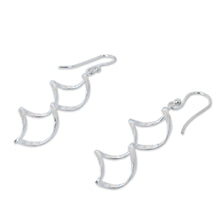 Load image into Gallery viewer, Handmade Sterling Silver Dangle Earrings - Songkran Joy | NOVICA