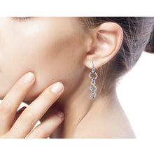 Load image into Gallery viewer, Handmade Sterling Silver Dangle Earrings - Songkran Joy | NOVICA