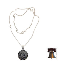 Load image into Gallery viewer, Sterling Silver Pendant Necklace from Indonesia - Fern Flower Charm | NOVICA
