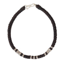 Load image into Gallery viewer, Handmade Silver Braided Bracelet from Thailand - Hill Tribe Heritage | NOVICA