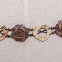 Load image into Gallery viewer, Coconut Shell Belt - Thai Forest | NOVICA