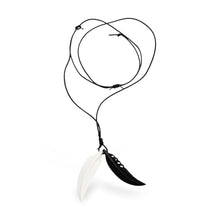 Load image into Gallery viewer, Men's Unique Bone Pendant Necklace - Totem Feathers | NOVICA