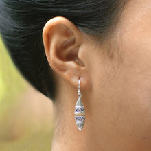Load image into Gallery viewer, Hand Made Sterling Silver and 18k Gold Earrings - Golden Bali Surfboards | NOVICA