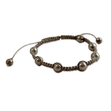 Load image into Gallery viewer, Artisan Crafted Hematite Indian Shambhala-style Bracelet - Blissful Relationships | NOVICA
