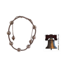 Load image into Gallery viewer, Artisan Crafted Hematite Indian Shambhala-style Bracelet - Blissful Relationships | NOVICA