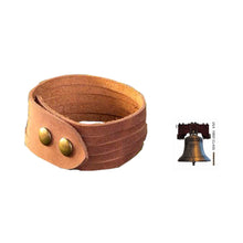 Load image into Gallery viewer, Men's Brown Leather Wristband Bracelet Handmade in Mexico - Equestrian | NOVICA