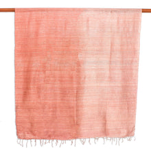 Load image into Gallery viewer, Handcrafted Silk Shawl - Bold Rose | NOVICA
