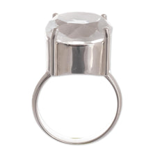 Load image into Gallery viewer, Quartz solitaire ring - Quechua Mystique | NOVICA