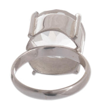 Load image into Gallery viewer, Quartz solitaire ring - Quechua Mystique | NOVICA