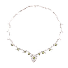 Load image into Gallery viewer, Peridot pendant necklace - Ivy Elegance | NOVICA