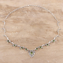 Load image into Gallery viewer, Peridot pendant necklace - Ivy Elegance | NOVICA
