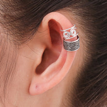 Load image into Gallery viewer, Sterling silver ear cuff earrings (Pair) - Contrasts | NOVICA