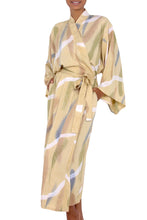 Load image into Gallery viewer, Women's Batik Patterned Robe - Sweet Nuance | NOVICA