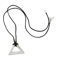 Load image into Gallery viewer, Men's Sterling Silver Triangle Necklace - Perfect Triangle | NOVICA