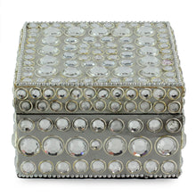 Load image into Gallery viewer, Bejeweled box - Silver Glitz | NOVICA