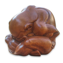 Load image into Gallery viewer, hand Carved Yoga Sculpture - Meditating Yogi | NOVICA
