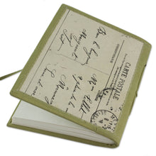 Load image into Gallery viewer, Handmade Paper Journal with 48 Pages - Peacock Journeys | NOVICA