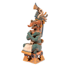 Load image into Gallery viewer, Maya Lord of Rain Ceramic Replica Sculpture - Lord Chaac | NOVICA