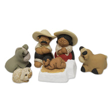 Load image into Gallery viewer, Artisan Crafted Peruvian Nativity Scene Set of 7 - Characato Born | NOVICA