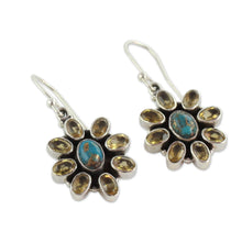 Load image into Gallery viewer, Fair Trade Indian Earrings with Citrine - Sunny Sky | NOVICA