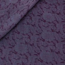 Load image into Gallery viewer, Rich Purple and Gray Rayon Blend Jacquard Shawl - Mandarin Dusk | NOVICA