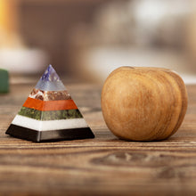 Load image into Gallery viewer, Artisan Crafted Seven Gem Pyramid Sculpture from the Andes - Empowered Spirituality | NOVICA