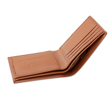 Load image into Gallery viewer, Indian Classic Leather Wallet for Men in Tan - Refined Tan | NOVICA