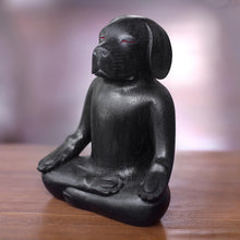 Load image into Gallery viewer, Black Yoga Beagle