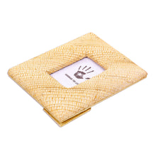 Load image into Gallery viewer, Beige Natural Fiber Handmade Photo Frame for 2x3 Photo - Banana Cream | NOVICA