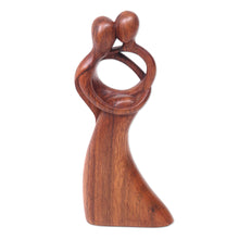 Load image into Gallery viewer, Romantic Dance Wood Sculpture from Bali - Romantic Dance | NOVICA