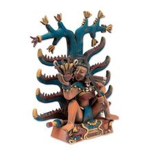 Load image into Gallery viewer, Aztec Fertility Goddess Ceramic Replica Sculpture - Mayahuel Fertility Goddess | NOVICA