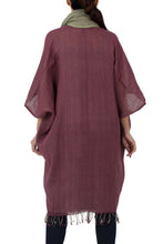 Load image into Gallery viewer, Hand Crafted 100% Cotton Jacket and Scarf Set from Thailand - Subtle Chic | NOVICA