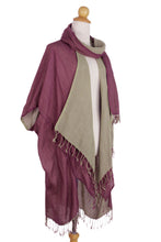 Load image into Gallery viewer, Hand Crafted 100% Cotton Jacket and Scarf Set from Thailand - Subtle Chic | NOVICA
