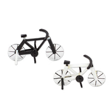 Load image into Gallery viewer, Set of Two 3-inch Art Glass Bicycle Miniatures from Mexico - Vintage Bicycles | NOVICA