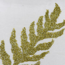 Load image into Gallery viewer, 100% Polyester Indian Leaf Embroidery Pillow Covers (Pair) - Garden Comfort | NOVICA