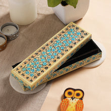 Load image into Gallery viewer, Oil Painted Willow Jewelry Box With Chinar Leaf Motifs - Chinar Charm | NOVICA