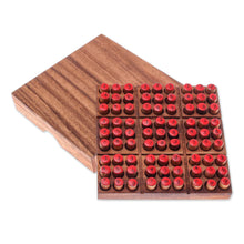 Load image into Gallery viewer, Hand Made Wood Sudoku Puzzle Game from Thailand - Sudoku | NOVICA