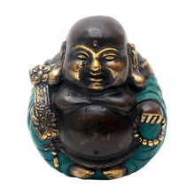 Load image into Gallery viewer, Bronze Sculpture of Sitting Buddha from Indonesia - Welcoming Buddha | NOVICA