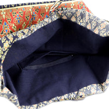 Load image into Gallery viewer, Handmade Thai Red and Black Cotton Shoulder Bag - Dramatic Thai | NOVICA