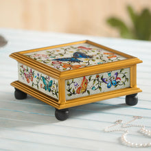 Load image into Gallery viewer, Ivory Winter Butterflies