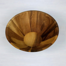 Load image into Gallery viewer, 1 Quart Serving Bowl in Natural Wood Handmade in Thailand - Conical Nature | NOVICA
