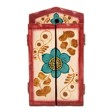 Load image into Gallery viewer, Handcrafted Christmas Manger Scene Retablo Diorama - Nativity in the Highlands | NOVICA