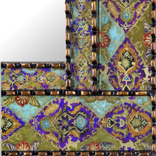 Load image into Gallery viewer, Fair Trade Reverse Painted Glass Wall Mirror from Peru - Colorful Reflection | NOVICA