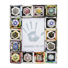Load image into Gallery viewer, 4x6 Recycled Paper Multicolored Photo Frame from Bali - Rising Temples | NOVICA