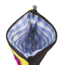 Load image into Gallery viewer, Embroidered Multicolor Cotton Blend Coin Purse from Peru - Andean Sunrise | NOVICA