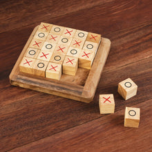 Load image into Gallery viewer, Handcrafted Large Wood Tic-Tac-Toe Board from Thailand - Extreme Tic-Tac-Toe | NOVICA