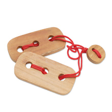 Load image into Gallery viewer, Fair Trade Handmade Teak Wood Pub Style Puzzle - Red Omed-Omedan | NOVICA