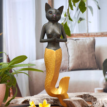 Load image into Gallery viewer, Mermaid Kitty in Dark Grey