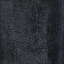 Load image into Gallery viewer, Handcrafted Fringed Silk Shawl in Black from Thailand - Midnight Breeze | NOVICA